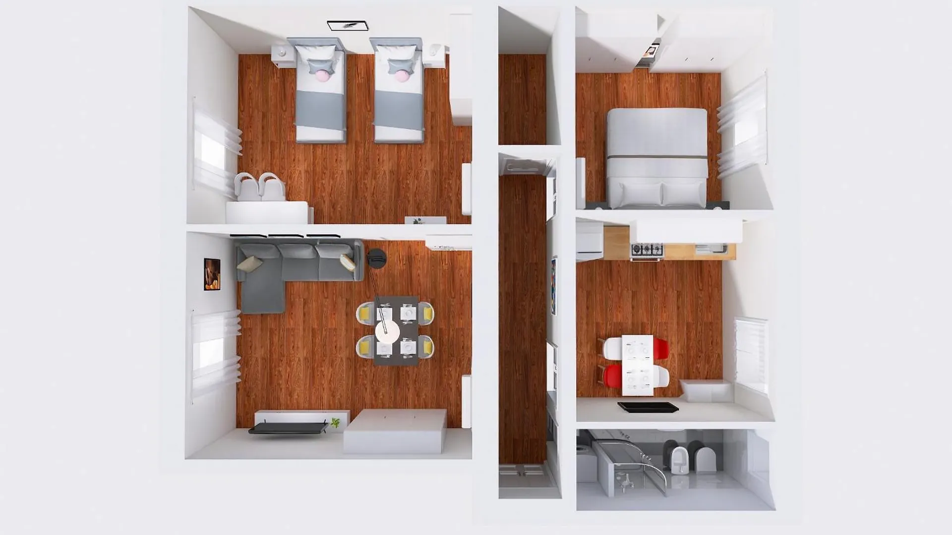 The Best Rent - Spacious Two-Bedroom Apartment In Porta Romana ミラノ